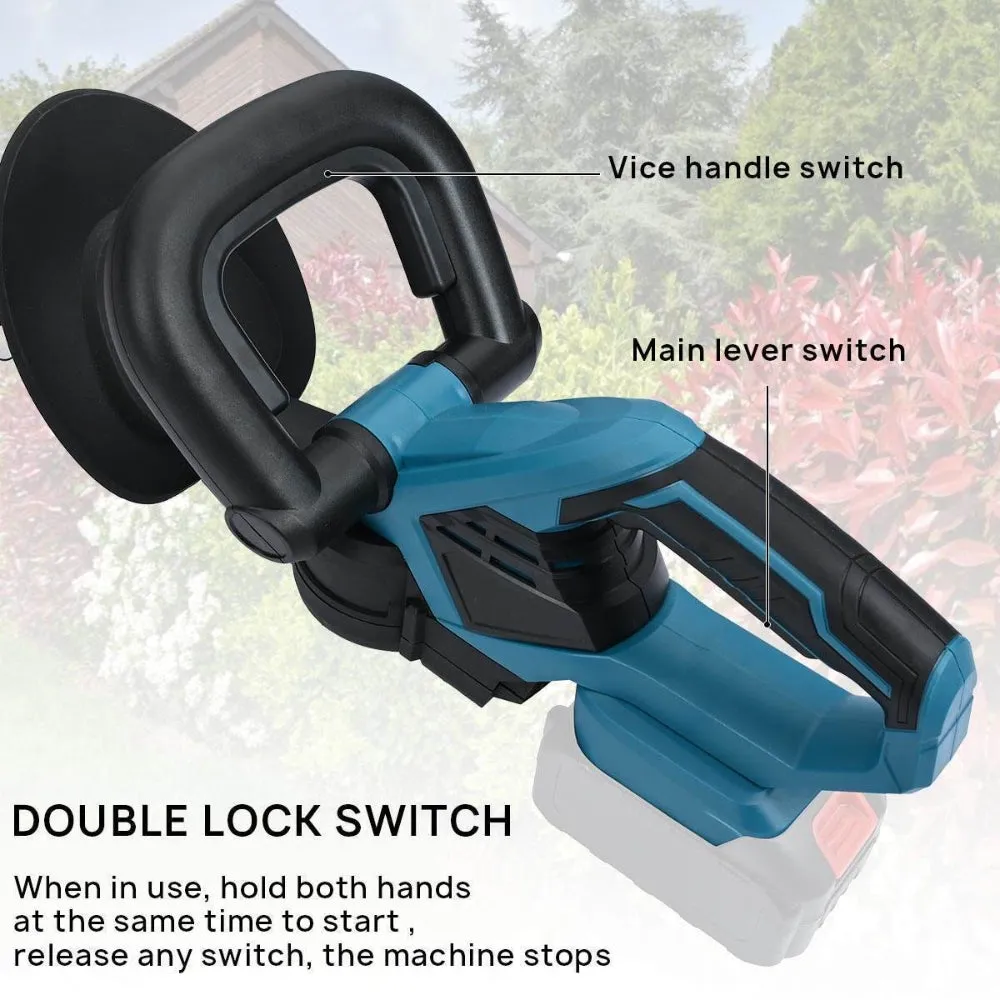 36V Cordless Electric Hedge Trimmer | Garden Cutter Pruner | With 3 Batteries
