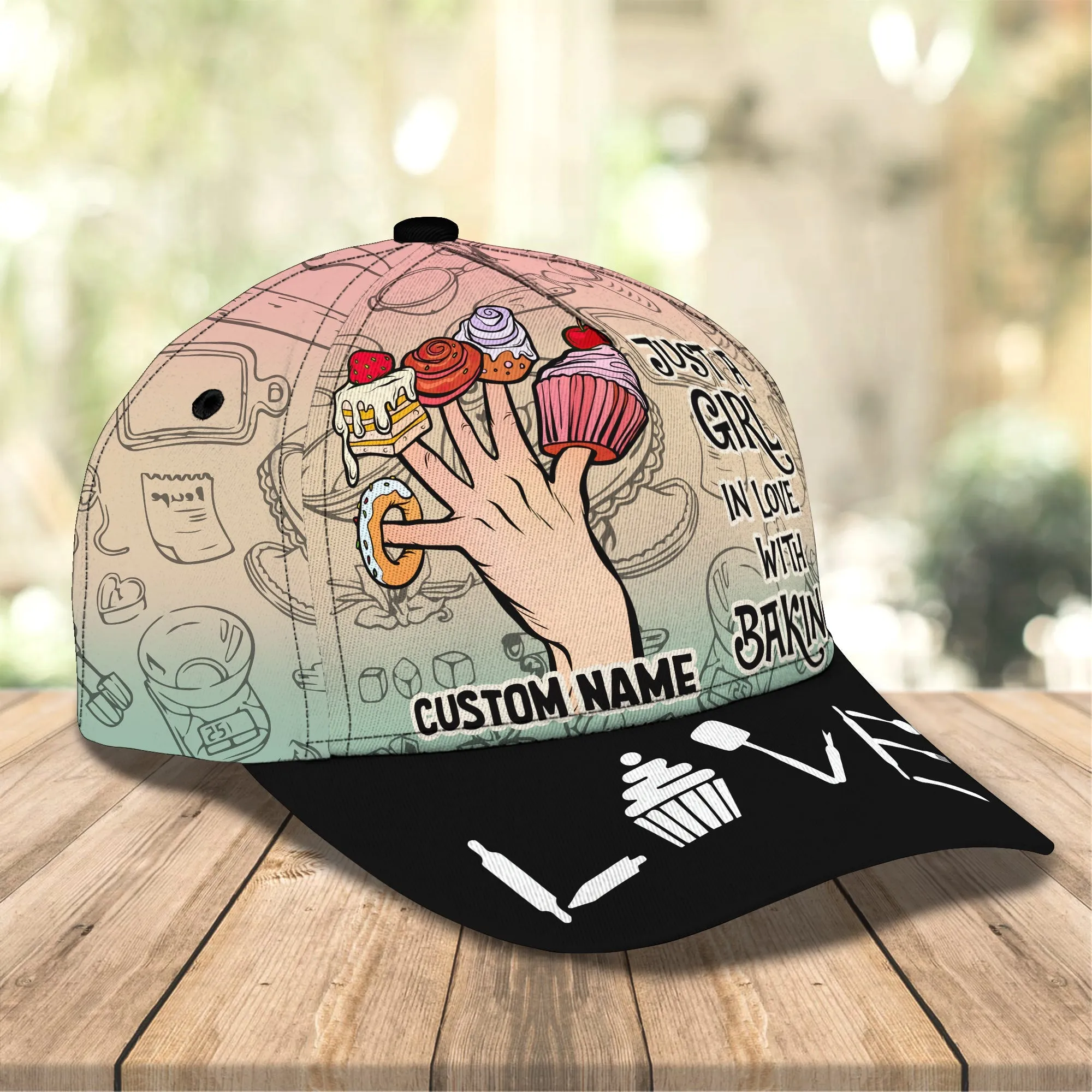 3D Classic Cap Baker 2 Personalized Name Cap 8 Nama395 Namashops