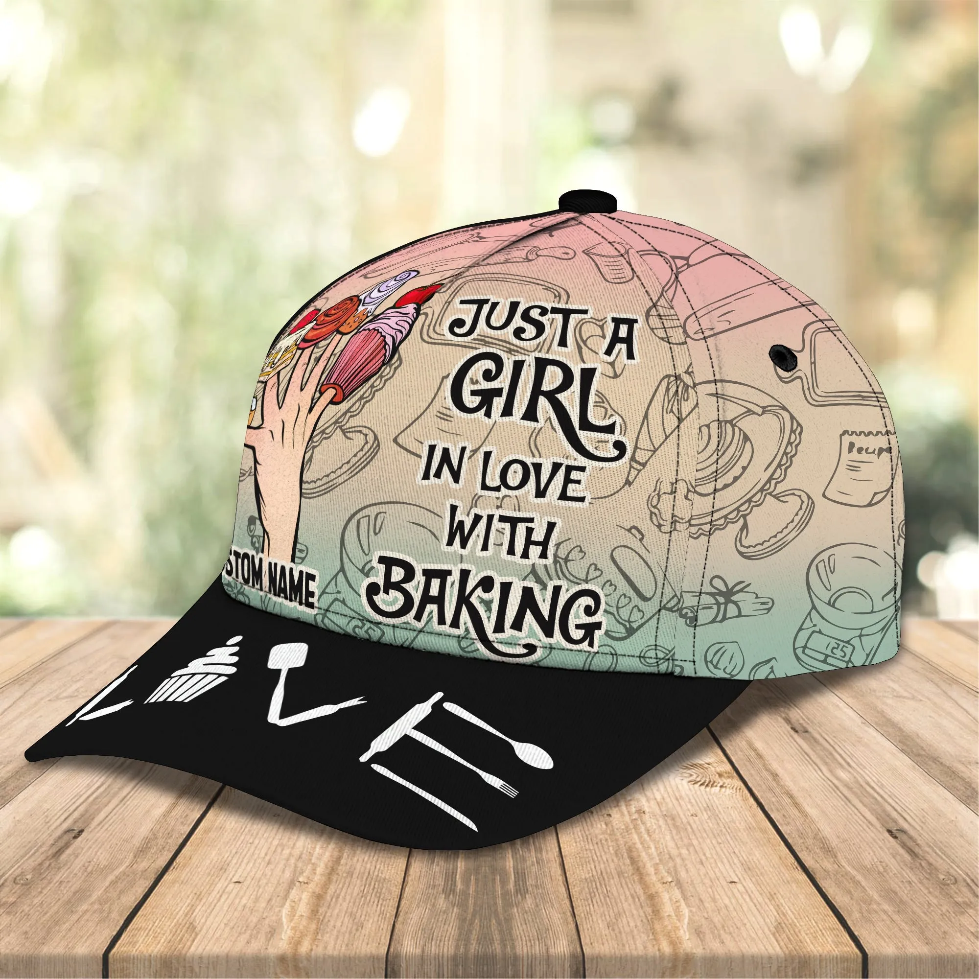 3D Classic Cap Baker 2 Personalized Name Cap 8 Nama395 Namashops