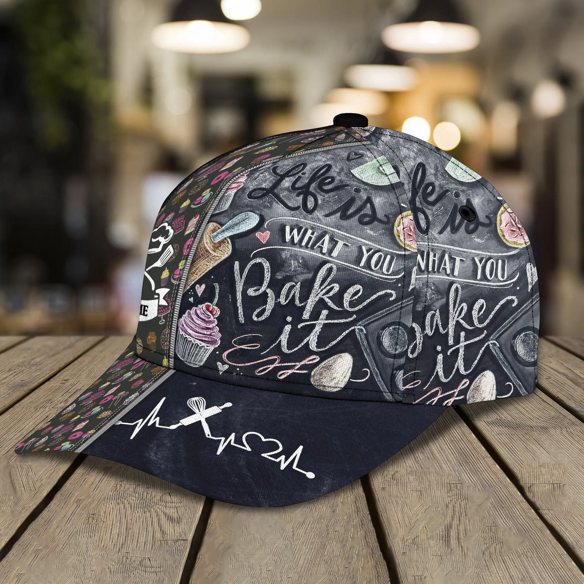 3D Classic Cap Baker Personalized Name Cap 8 Nama394 Namashops