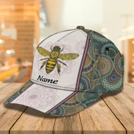 3D Classic Cap Bee Personalized Name Cap 005 Namashops