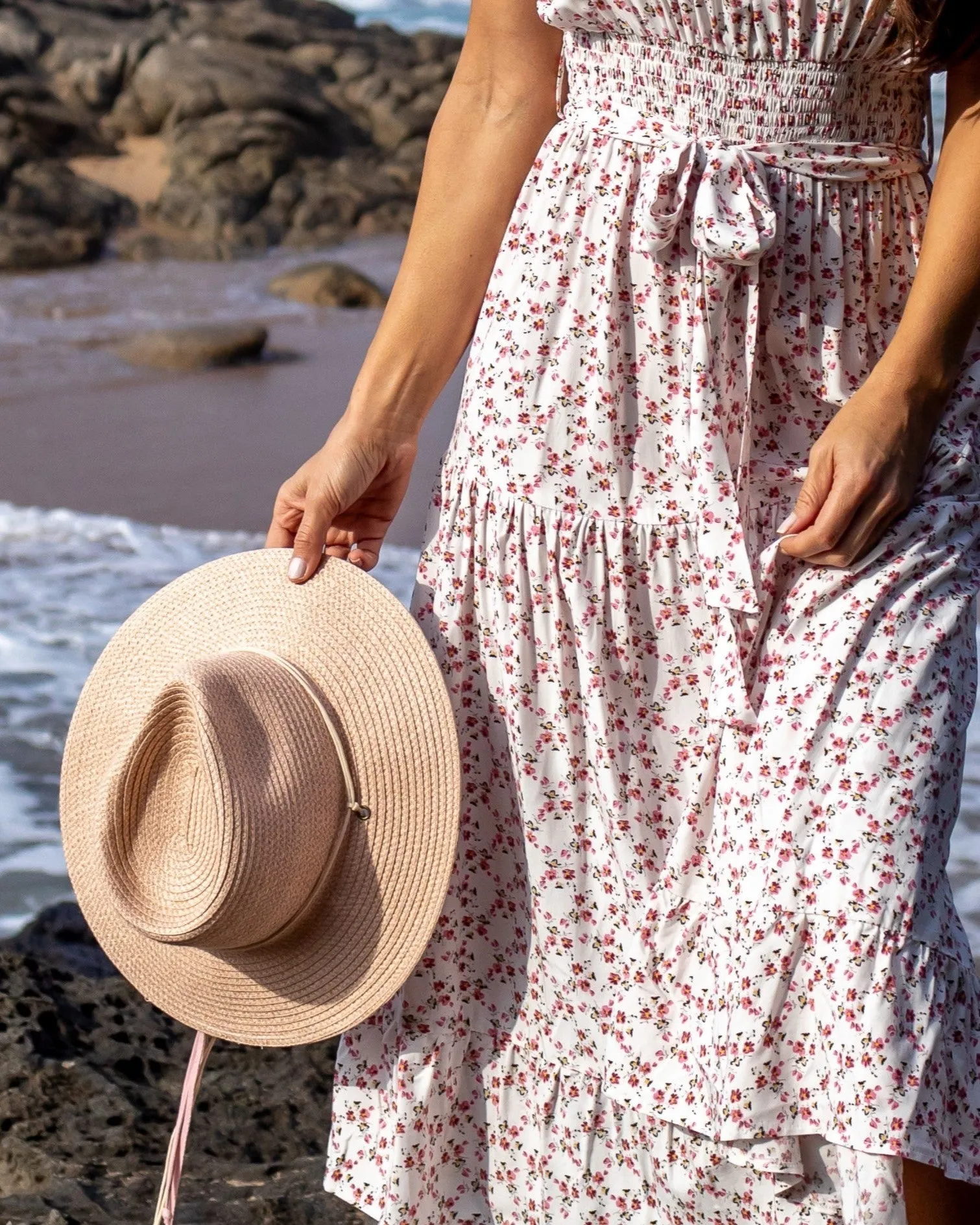 Avoca Fedora Sun Hat Soft Pink