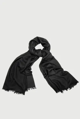Cashmere Silk A Black Eyelash Scarf
