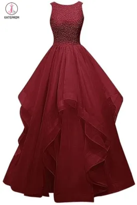 Charming A-Line Organza Sleeveless Prom Dress Evening Dress with Beading KPP0071 Charming A-Line Organza Sleeveless Prom Dress Evening Dress with Beading KPP0071