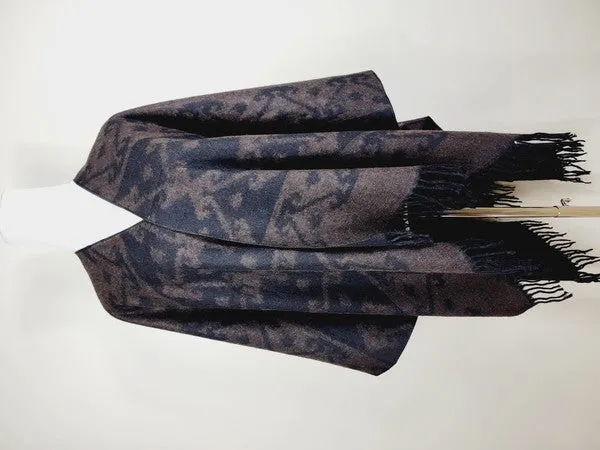 Cozy Poncho, Soft Scarf, Shawl, Extra soft winter