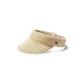 Hemlock Hat Co CAPRI VISOR IN BLONDE - BIG KIDS