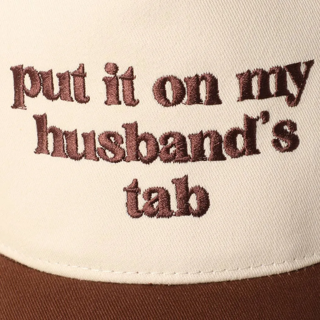 Put it on my husband's tab cap