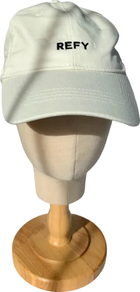 REFY White Baseball Cap One Size