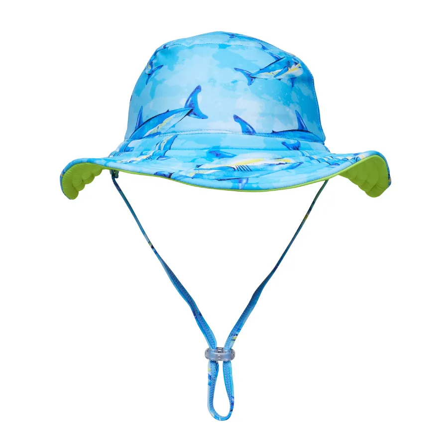 Snapper Rock Jawsome Waves Reversible Bucket Hat B00608