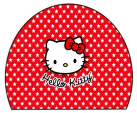 Swimming Cap - Polyamide & Elastane Junior (Kids) - Hello Kitty Stars (Red)