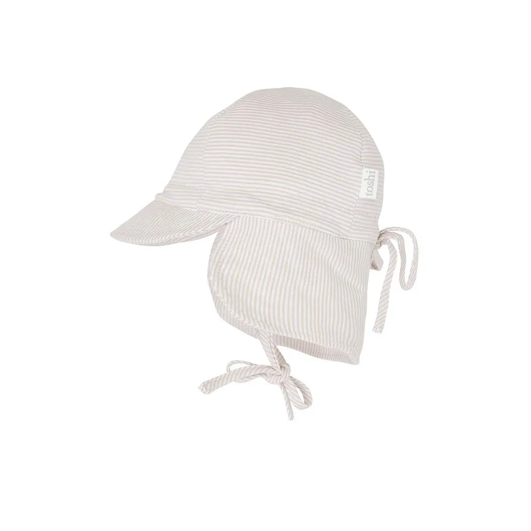 Toshi Flap Cap Baby - Peanut