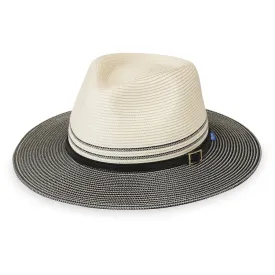 Wallaroo Hats Petite Kristy Womens Sun Protective Hat PKRI - Ivory/Black