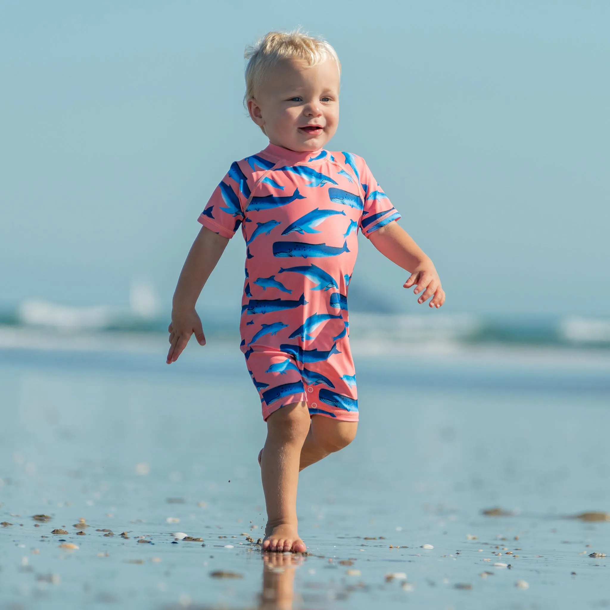 Whale Tail SS Sunsuit